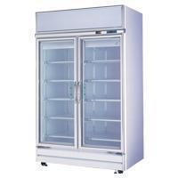 瑞興玻璃全藏展示冰箱-雙門