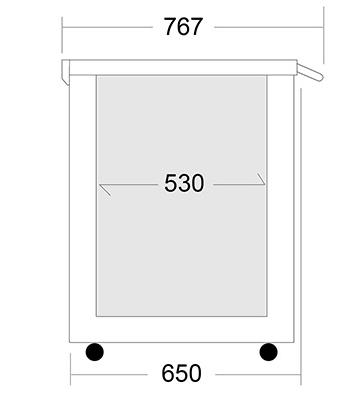 瑞興  2尺5上掀冰櫃 