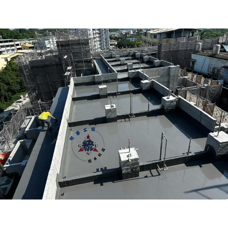 【高雄屋頂防水工程】- 大樹區建案屋頂防水施工。