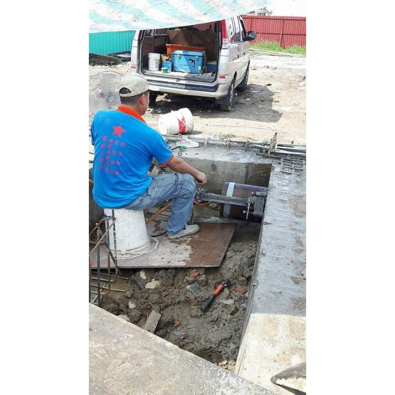 台中地下室擋土牆鑽孔
