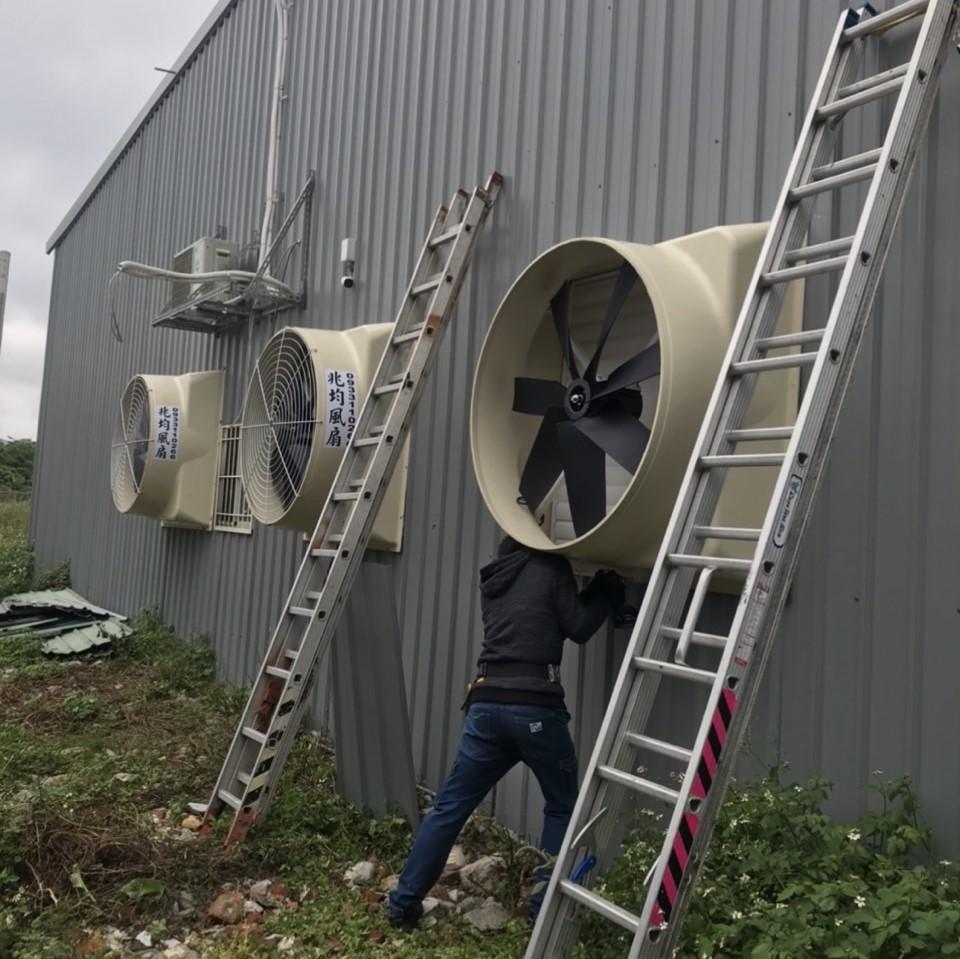 工程實績-工廠排風,排風扇安裝